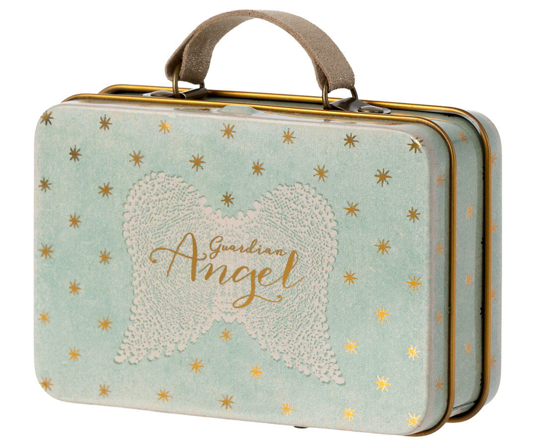 maileg small angel suitcase metal storage tin for small maileg mouse items