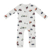 Kyte baby baby romper in Tractor