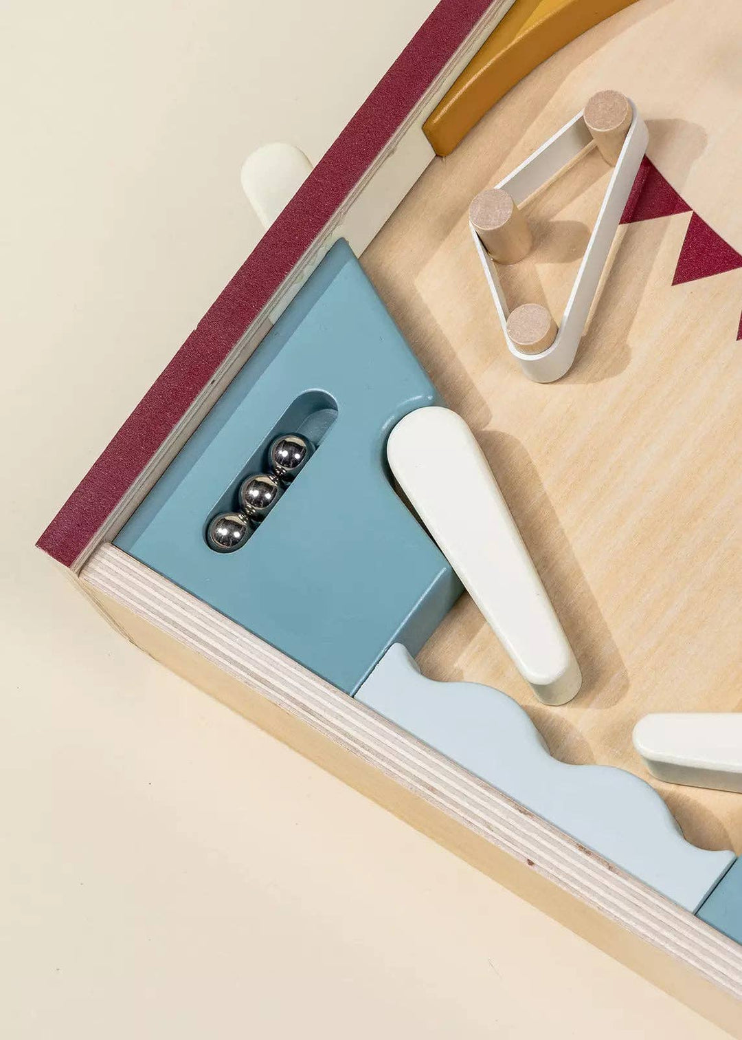 Crafted from natural wood, the Coco Village Wooden Play Pinball Machine is a timeless toy that makes game time both fun and meaningful.