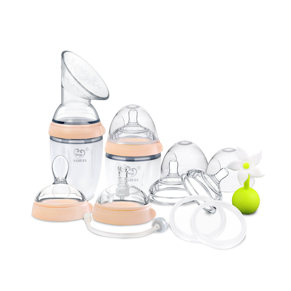 Haakaa Gen 3 Premium Pack, best baby bottles with silicone nipples