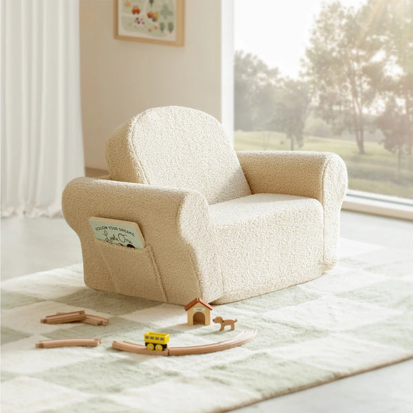 Tiny Land® Afternoon Couch, Cream Kids Chair