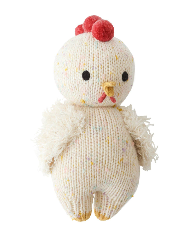Cuddle + Kind Baby Chicken stuffed animal — hand-knit collectible chicken plush toy for babies and toddlers