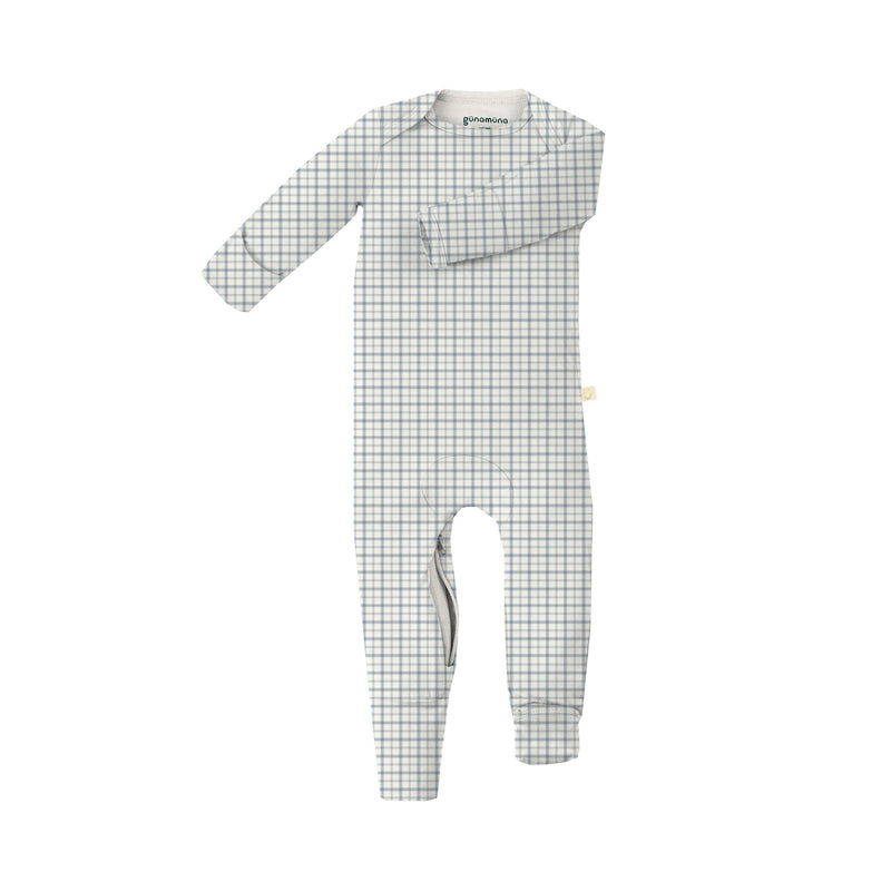 Bright Checkmate Gunamuna Convertible Baby Pajamas, best baby pajamas for comfort and style.