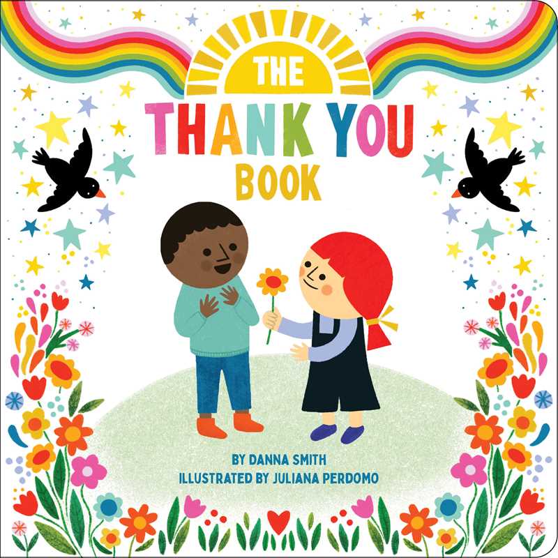 Simon & Schuster Thank You Book board book cover by Danna Smith gratitude for toddlers