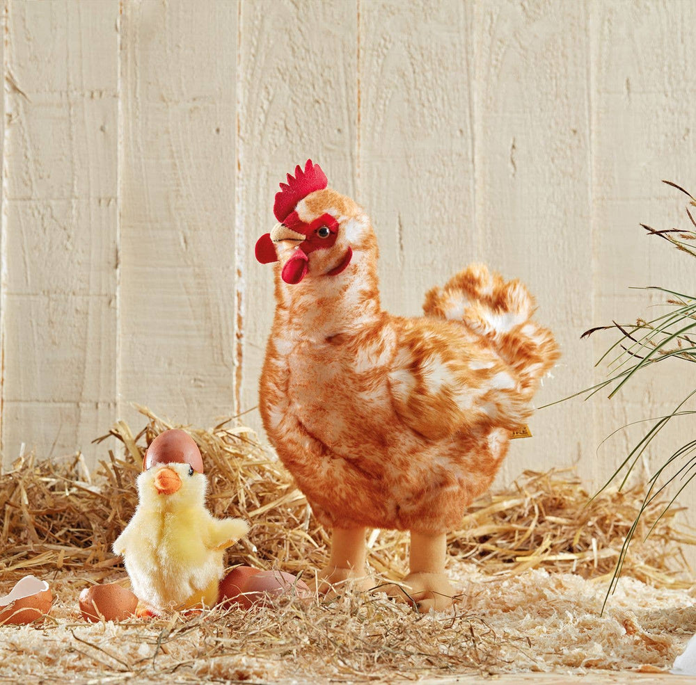 Soft and huggable Keycraft Living Nature Hen Large Plush Toy, perfect plushie for playtime or nursery decoration