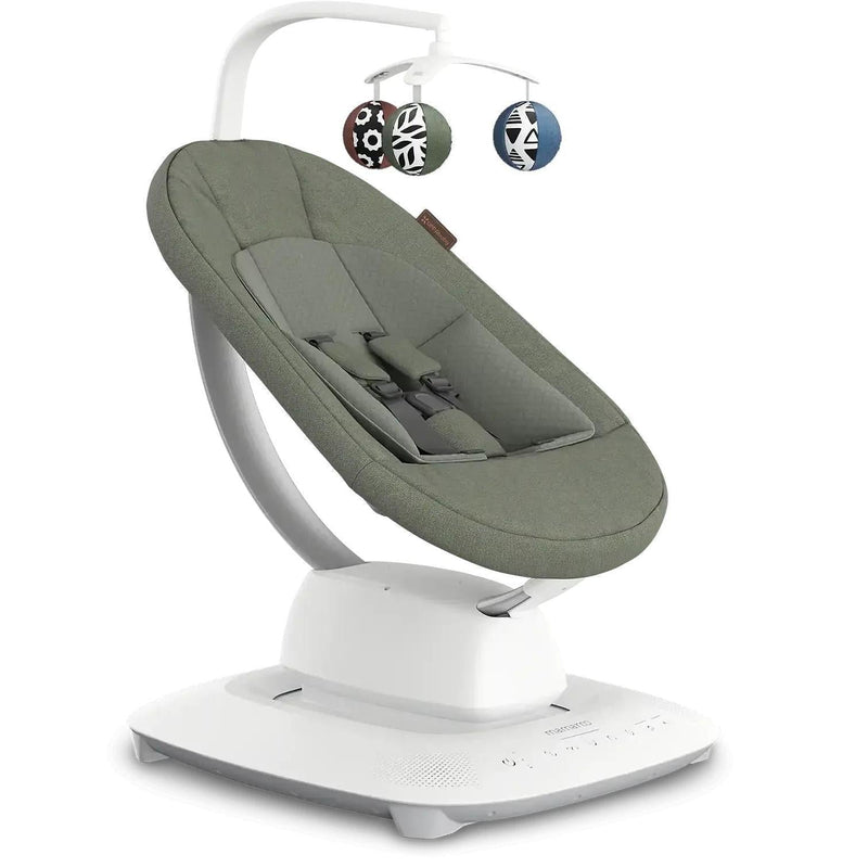 mamaroo baby swing best swing for baby by UPPAbaby in Camila dark green melange