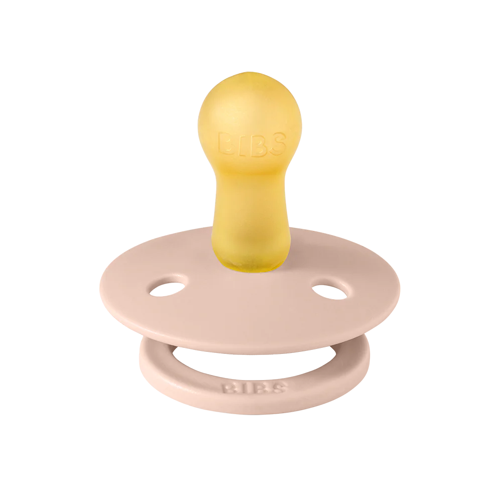 Charming Blush BIBS Pacifier Colour Collection 2 Pack, stylish baby binky set.