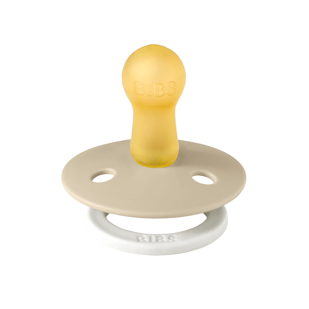 Vanilla Glow BIBS Pacifier Colour Collection 2 Pack, nighttime pacifiers for newborns.