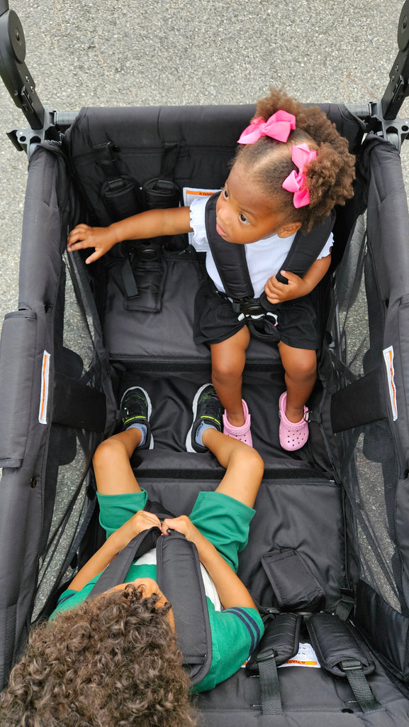 Keenz DUO Stroller Wagons in Black