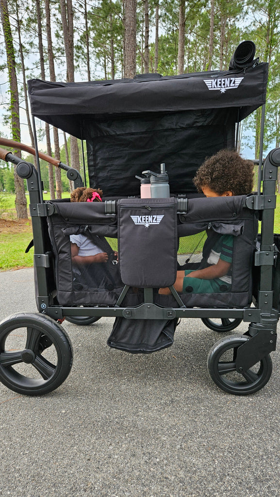 Keenz DUO Stroller wagon with water bottle holders