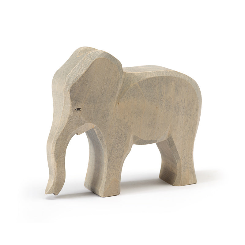 Ostheimer Elephant Cow, a hand-carved wooden elephant toy made in Germany