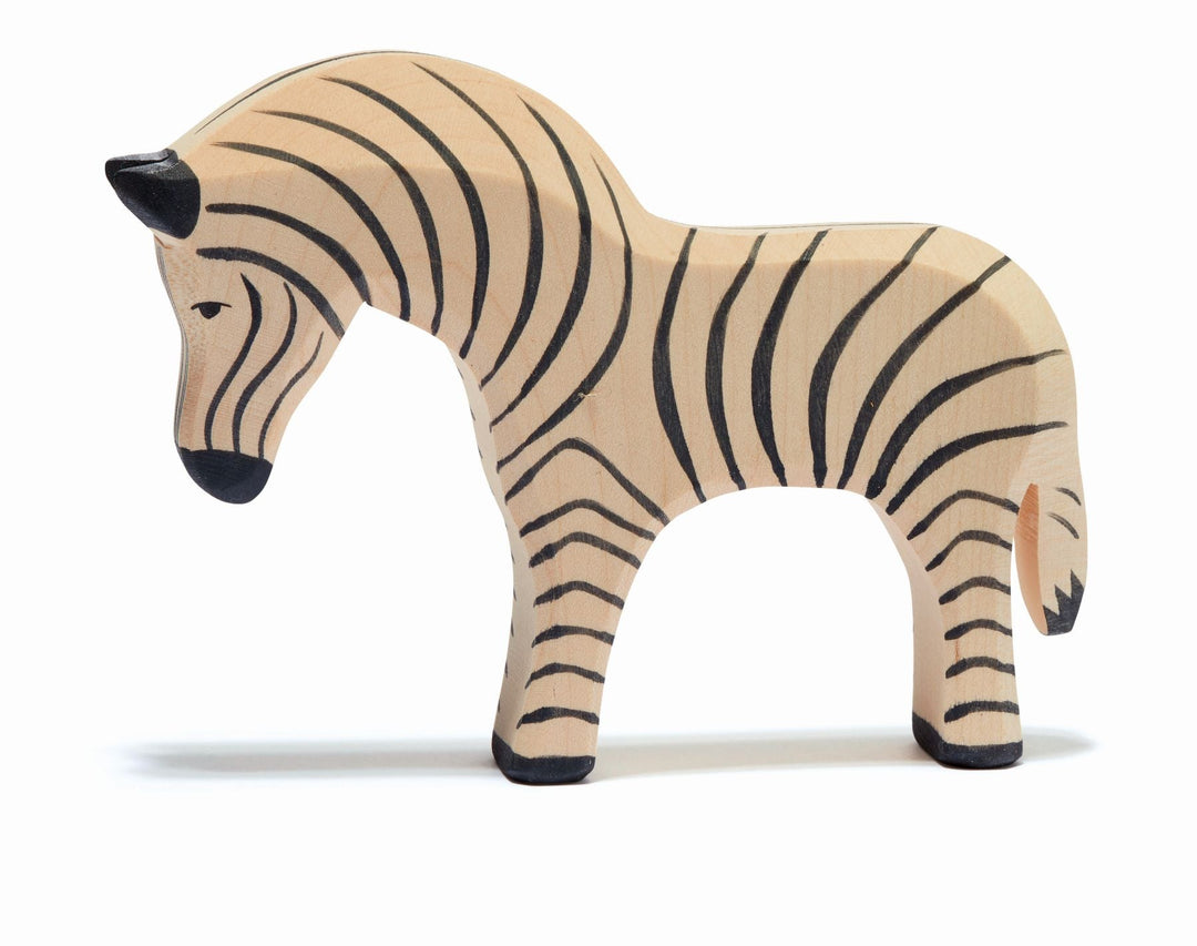 Ostheimer Zebra, a hand-carved wooden zebra toy made in Germany