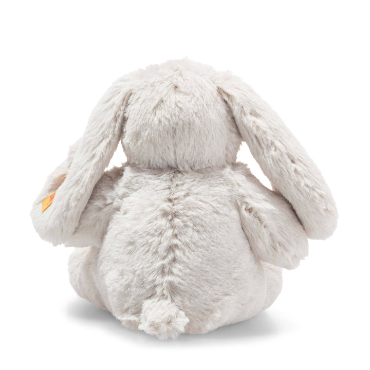 steiff gray soft bunny baby plush toy 