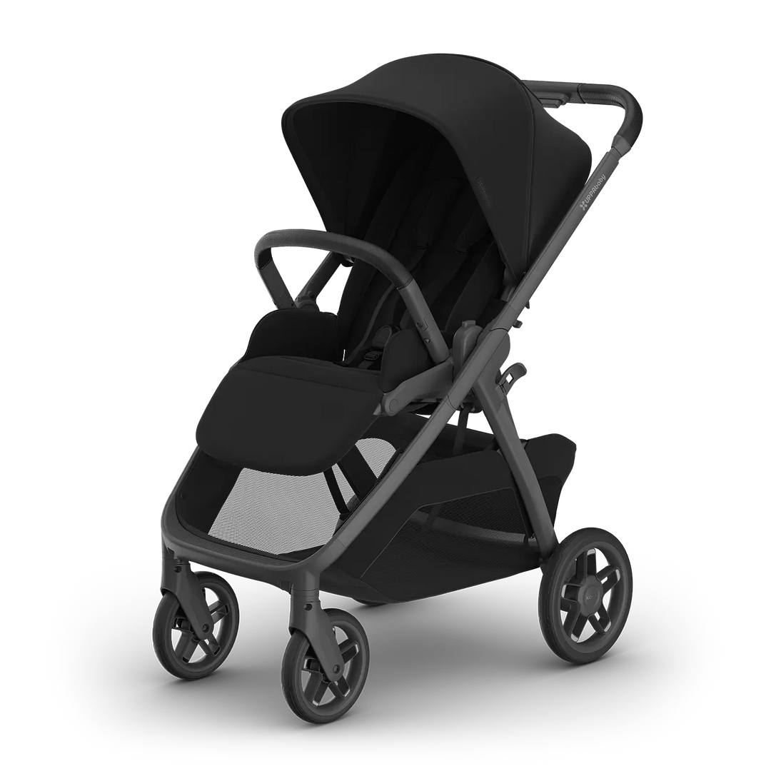 UPPAbaby Kona Stroller James Black hero — best new mid-size stroller for city living