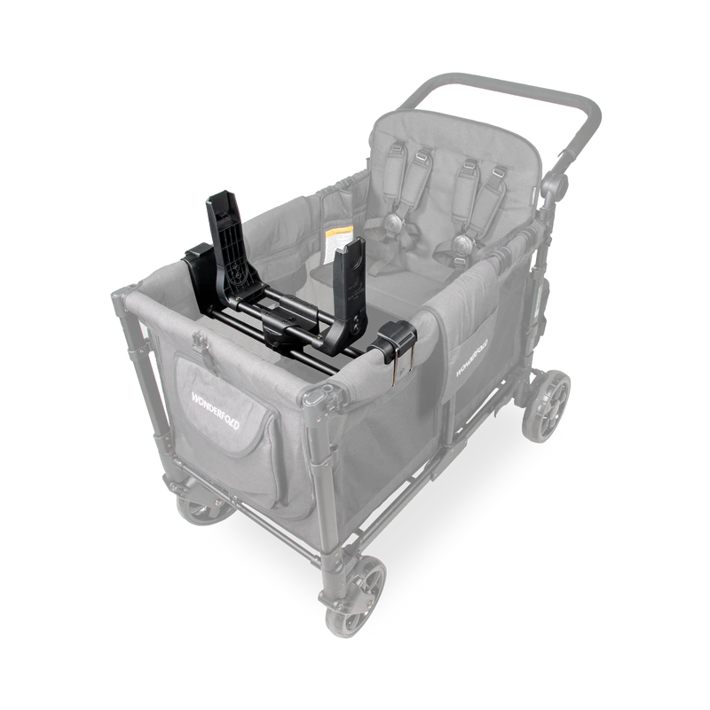 Wonderfold W2 Pro Series Car Seat Adapters for stroller wagon, allowing secure infant car seat attachment for smooth travel