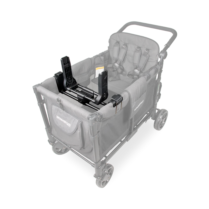 Wonderfold W2 Pro Series Car Seat Adapters for stroller wagon, allowing secure infant car seat attachment for smooth travel
