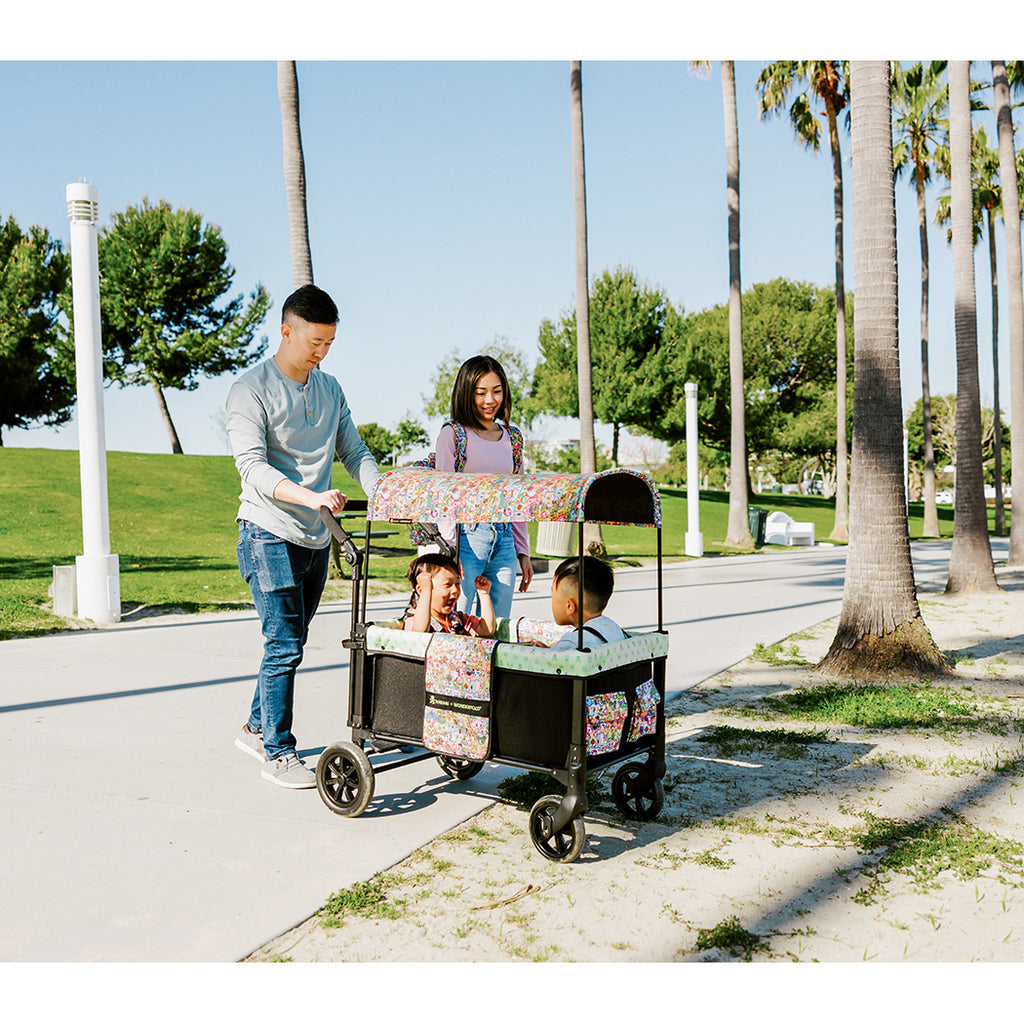  kids in tokidoki wonderfold stroller wagons