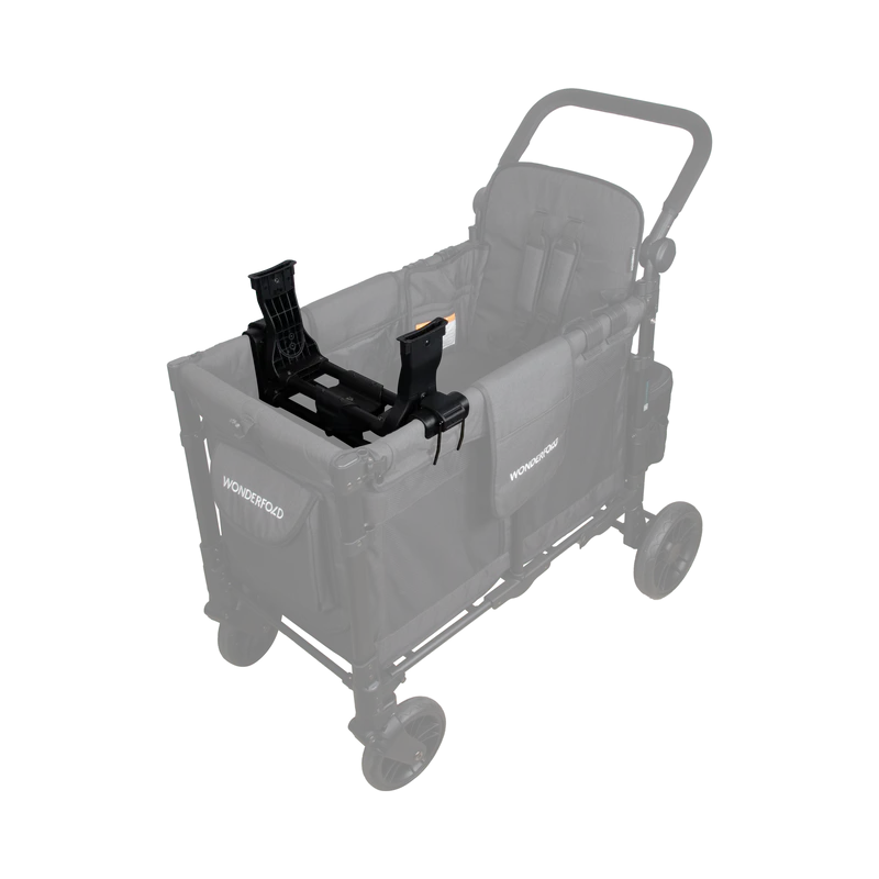 Wonderfold W2 Car Seat Adapter for stroller wagon, enabling secure infant car seat attachment for smooth travel