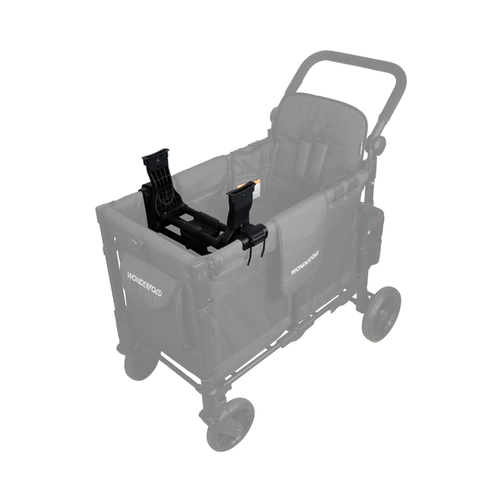 Wonderfold W2 Car Seat Adapter for stroller wagon, enabling secure infant car seat attachment for smooth travel