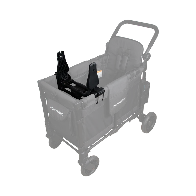 Designed for a wagon stroller, Wonderfold W2 Car Seat Adapter offers safe and easy infant seat connection