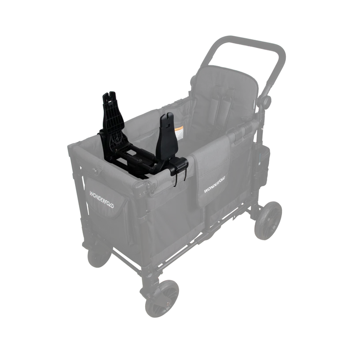 Designed for a wagon stroller, Wonderfold W2 Car Seat Adapter offers safe and easy infant seat connection