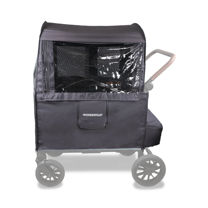Upgrade stroller wagon accessories with Wonderfold Weather Cover for quick installation and reliable coverage