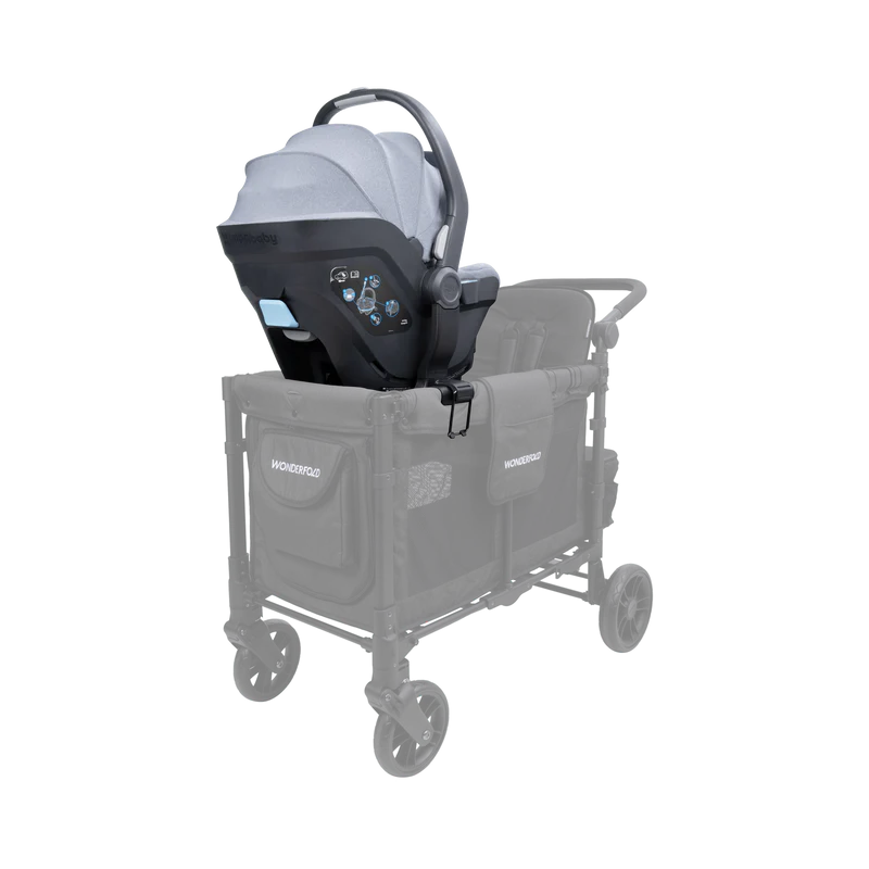 Built for wagon stroller versatility, Wonderfold W2 Car Seat Adapter provides dependable car seat support