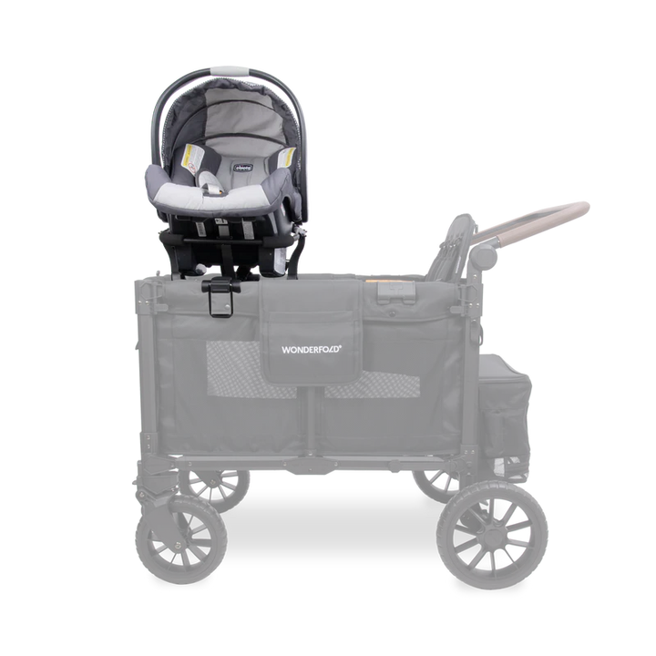 Built for wagon stroller versatility, Wonderfold W4/W6 Car Seat Adapter provides dependable car seat support