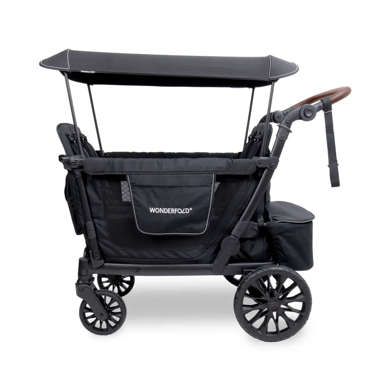 The Wonderfold L4 Quad Stroller Wagon Black offers versatility, ideal for wagon stroller adventures.