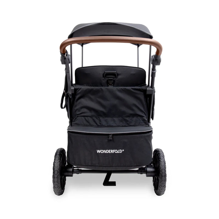 Enjoy smooth rides with the Wonderfold L4 Quad Stroller Wagon Black, perfect as a baby stroller choice.