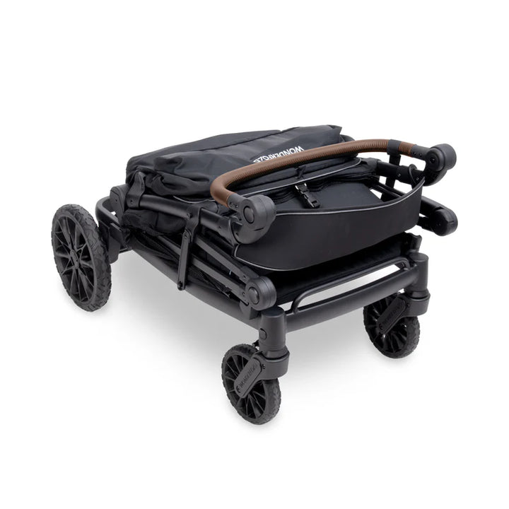 Make outings easy with the Wonderfold L4 Quad Stroller Wagon Black, a practical double stroller choice.