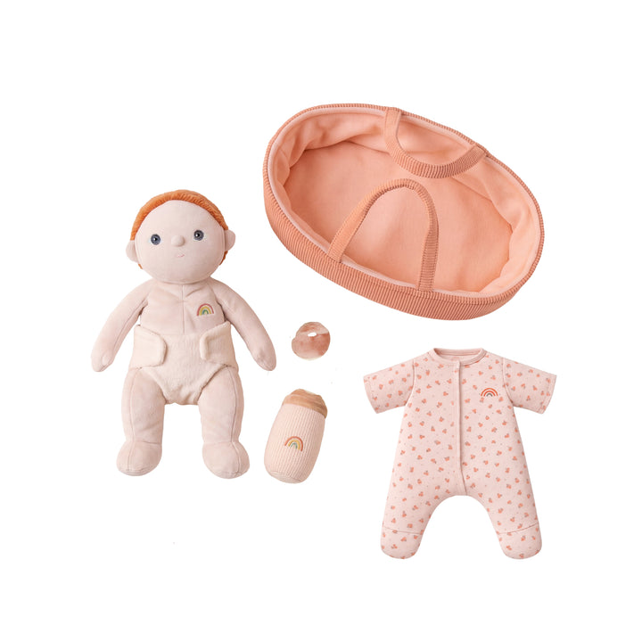 Binky Dinky Pickle by Dinkum Dolls with removable onesie, diaper, magnetic bottle and pacifier