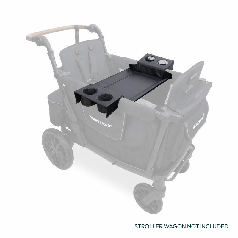 Wonderfold Flex Snack Tray L2 offers a smart storage solution for twin stroller families.