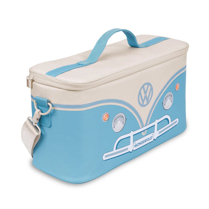 Wonderfold VW Cooler Bag in Bondi Blue, a stylish stroller accessories essential designed as a soft cooler bag for family outings.
