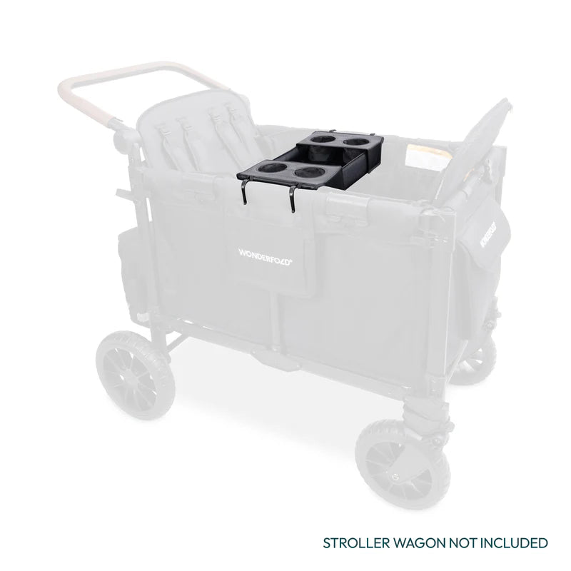 Wonderfold√ïs Flex Snack Tray for W4 stroller wagon helps keep food organized while you&