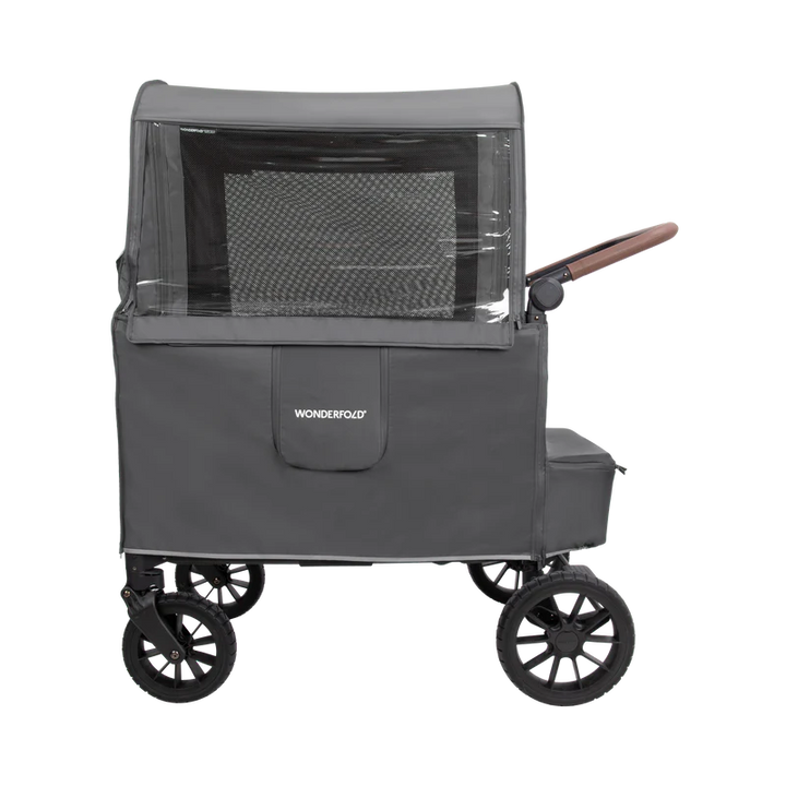 Stay prepared with Wonderfold Weather Cover for stroller wagon, offering clear windows and weather protection