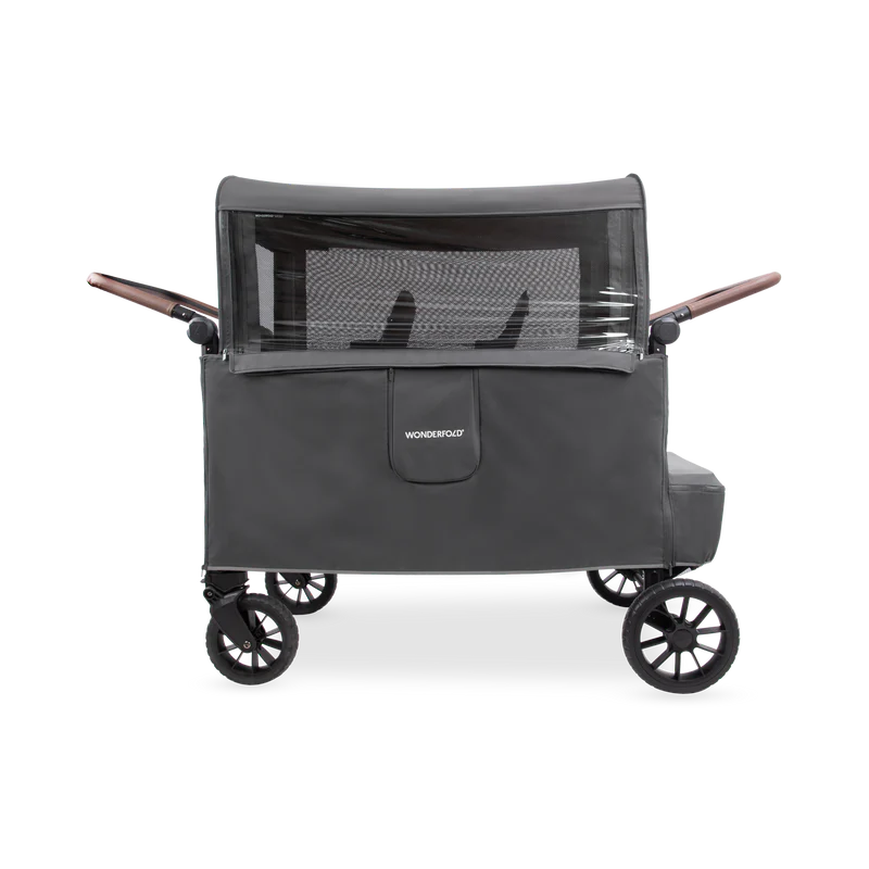 Perfect for twins stroller families, Wonderfold Weather Cover keeps little riders protected in any season