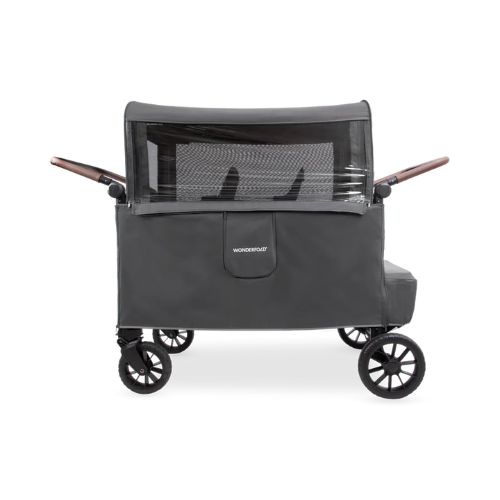 Perfect for twins stroller families, Wonderfold Weather Cover keeps little riders protected in any season