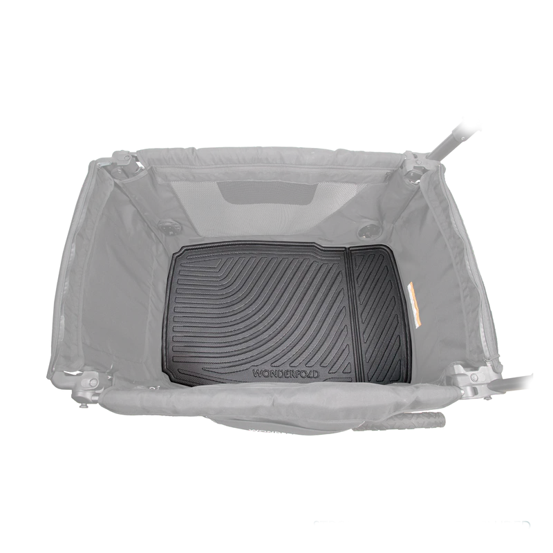 Quick to remove and clean, the Wonderfold All Weather Floor Mat fits seamlessly in a twins stroller
