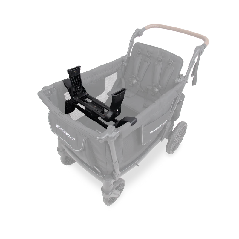 Wonderfold L4 Car Seat Adapters for stroller wagon, enabling secure infant car seat attachment for smooth travel transitions