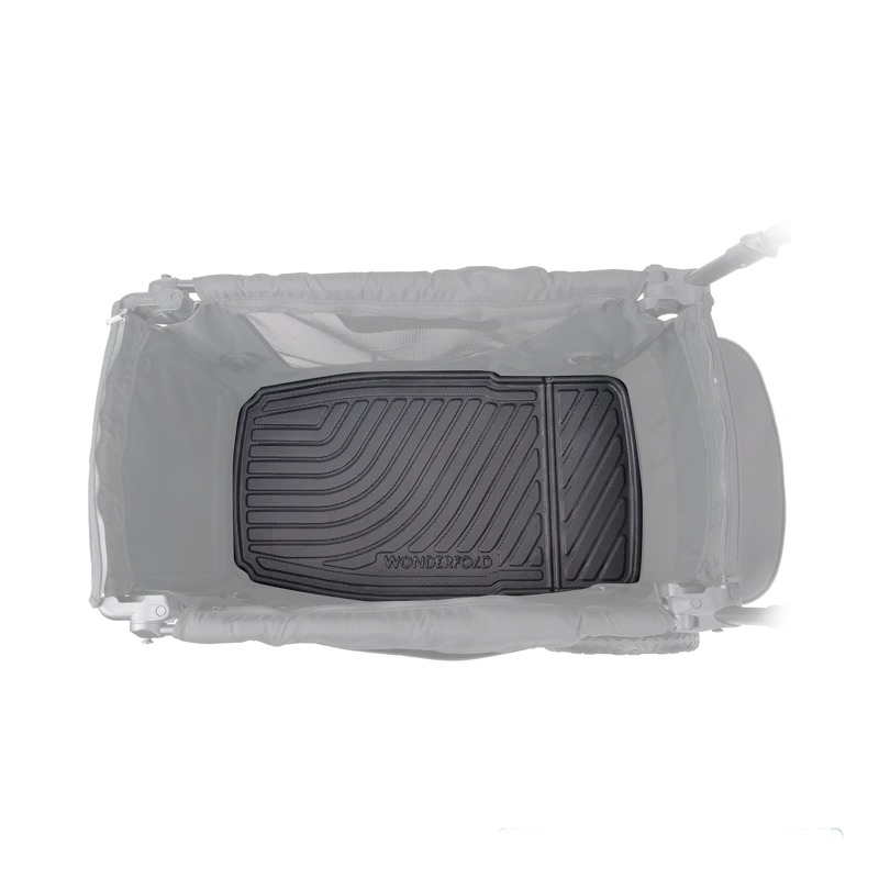 An upgrade among stroller accessories, the Wonderfold All Weather Floor Mat helps maintain a clean ride
