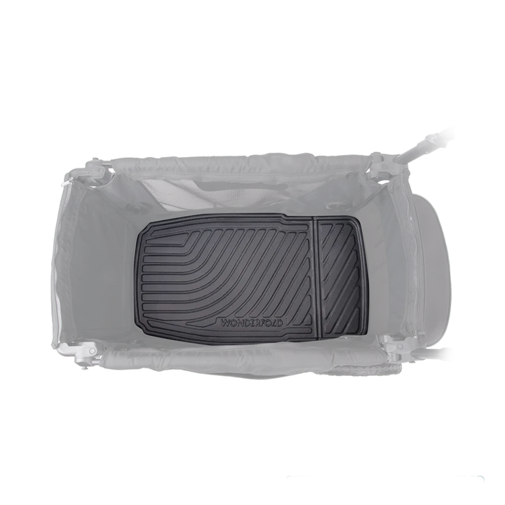 An upgrade among stroller accessories, the Wonderfold All Weather Floor Mat helps maintain a clean ride