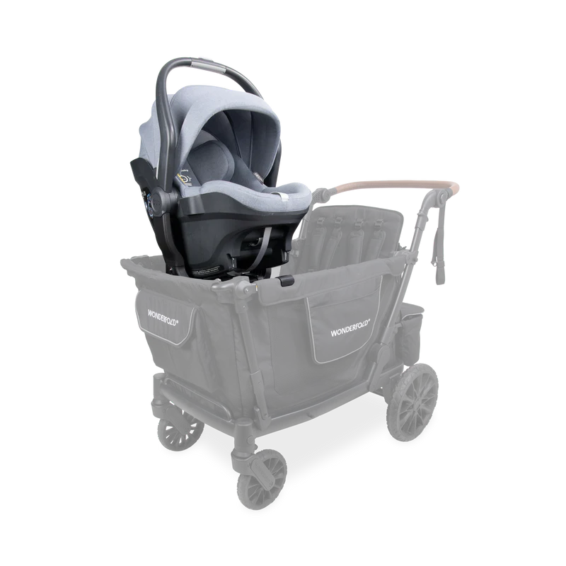 Perfect for twins stroller families, Wonderfold L4 Car Seat Adapters support dual infant seating options