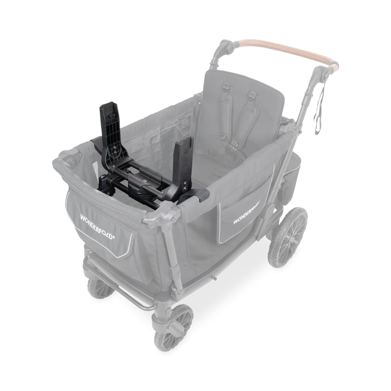 Create a twins stroller setup with Wonderfold L2 Car Seat Adapters, allowing multiple infant seats for growing families