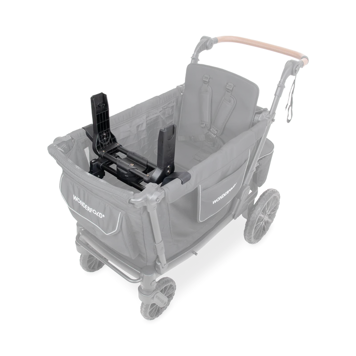 Create a twins stroller setup with Wonderfold L2 Car Seat Adapters, allowing multiple infant seats for growing families