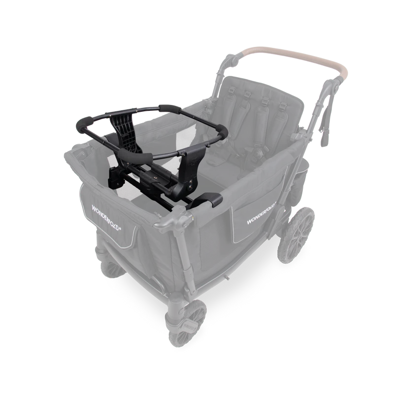 Designed for a wagon stroller, Wonderfold L4 Car Seat Adapters provide a safe and simple way to connect infant seats