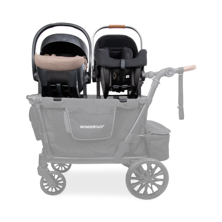 Designed for doble stroller convenience, Wonderfold L4 Car Seat Adapters ensure a snug and stable fit