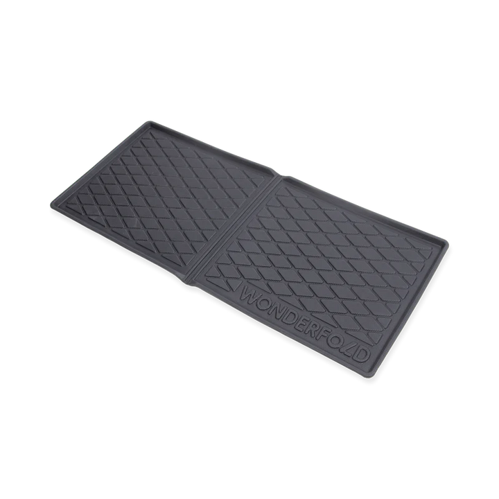 A non-slip surface makes the Wonderfold All Weather Floor Mat perfect for double stroller durability