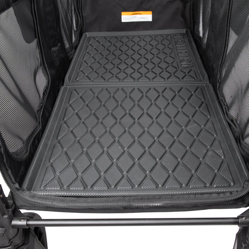 Easy maintenance meets durability with the Wonderfold All Weather Floor Mat for stroller wagon protection