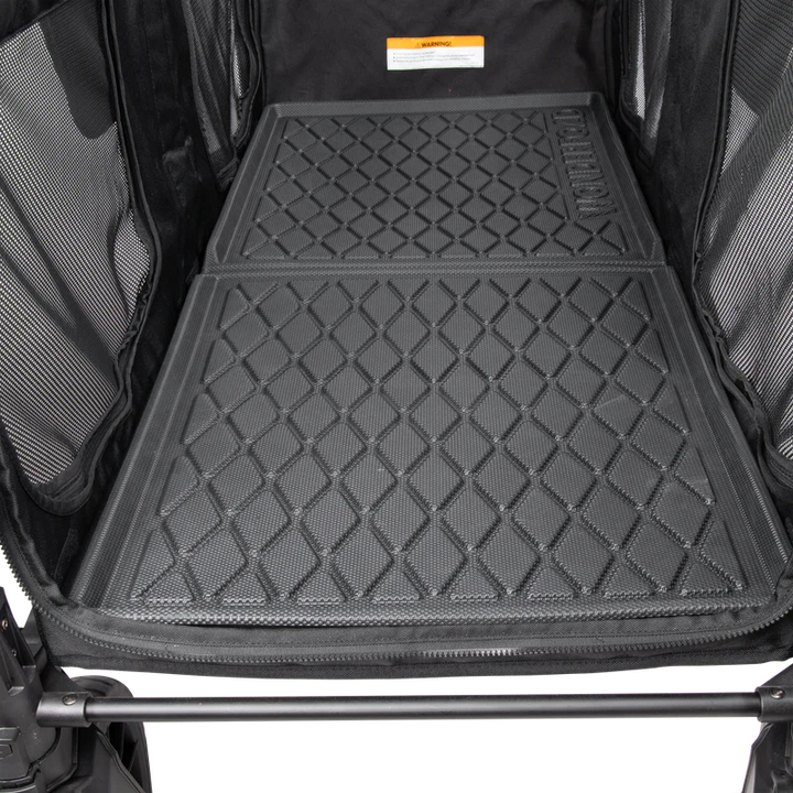 Easy maintenance meets durability with the Wonderfold All Weather Floor Mat for stroller wagon protection
